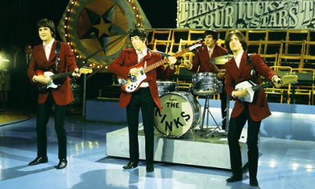 Ray Davies and the Kinks boys back in the day.