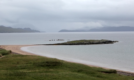 The view from Kevin's camping spot at Eilean Tioram.