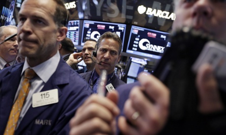 Traders at the New York Stock Exchange.