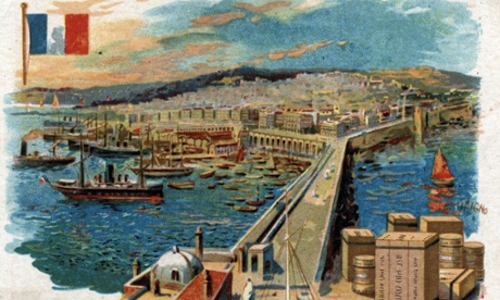 Illustration of Algiers by Francisco Tamagno from the series Les grands ports du Monde, circa 1900.