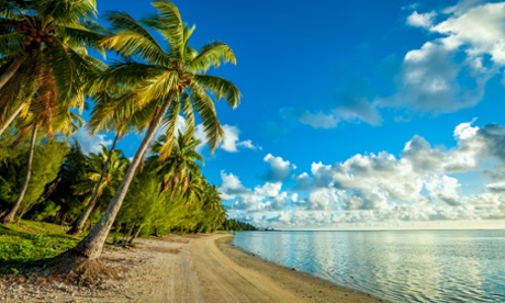 Just beachy … tropical beach in Amuri, Cook Islands