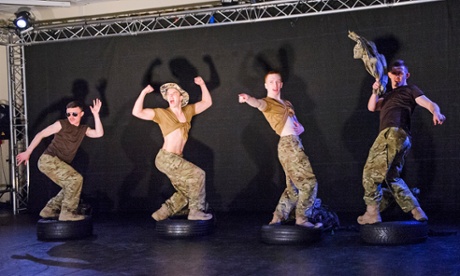 Off duty: crude machismo surfaces in 5 Soldiers: The Body Is The Frontline by Rosie Kay Dance Company.
