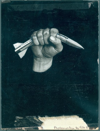 Crushed Missile (1980) by Peter Kennard