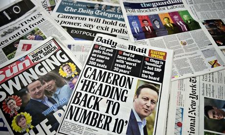 British election result headlines