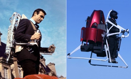 James Bond’s jetpack v Martin jetpack.