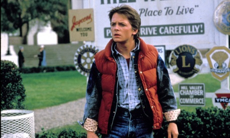 Michael J Fox in Back to the Future.