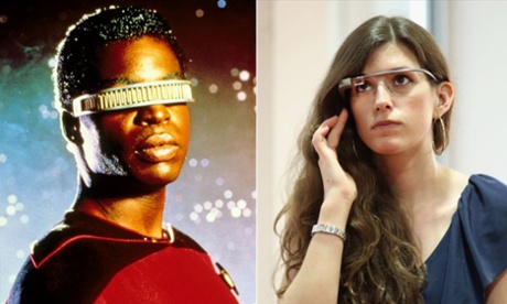 Geordie LaForge's headset v Google Glass