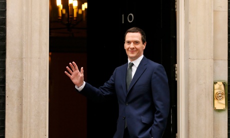 George Osborne arrives at No 10.