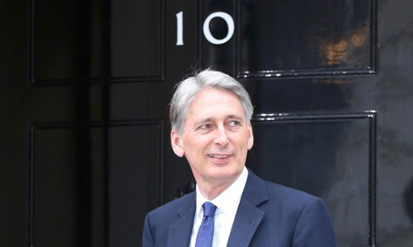 Philip Hammond arrives at No 10.