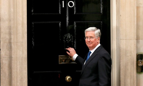 Michael Fallon at No 10.