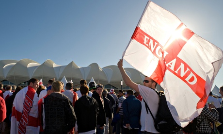 The St George's cross has been reclaimed. Photograph: Rex Shutterstock