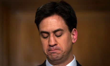 Ed Miliband makes his resignation speech.
