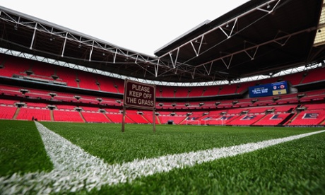 LONDON, ENGLAND - MAY 09:  A general view of the pitch prior to the FA Vase Final match between North Shields and Glossop North End at Wembley Stadium on May 9, 2015 in London, England.  (Photo by Dan Mullan - The FA/The FA via Getty Images)FootballSoccer