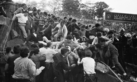 Heysel stadium disaster Brussels 1985 juventus fans crushed