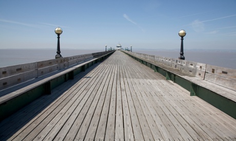 The Victorian pier at Clevedon, Somerset