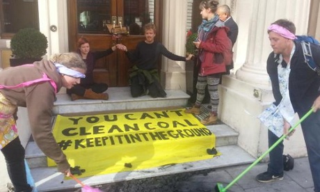 anti-coal protest