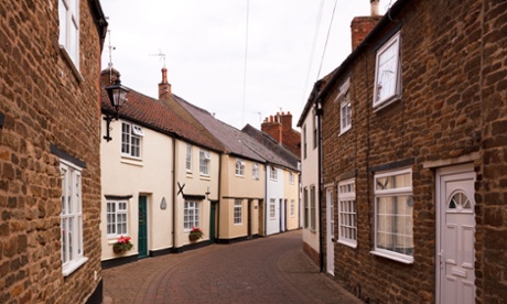 Row of pretty terraced houses