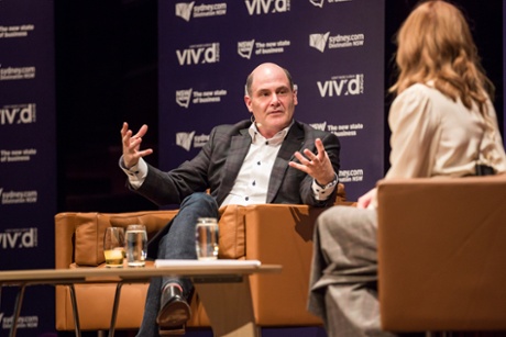 Matthew Weiner in conversation with Kate Mulvany , Vivid 2015, Sydney