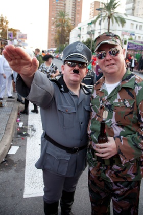 Relive that inappropriate fancy-dress moment everyday for a year.