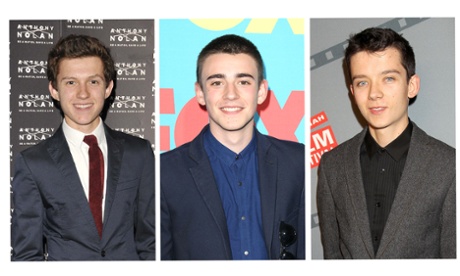 Third time lucky ... Tom Holland, Charlie Rowe and Asa Butterfield are all in the running for the role.