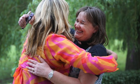 The Rev Emma Percy (right) is among those campaigning to refer to God as 'She'.