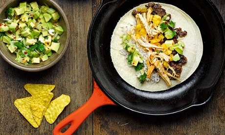 Food advent turkey tacos