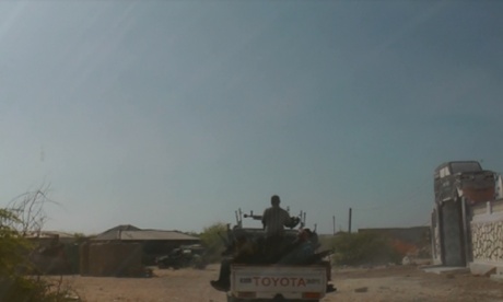 A view of Hobyo as Michael Scott Moore visited  in January 2012