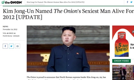 The Onion's story on Kim Jong-un