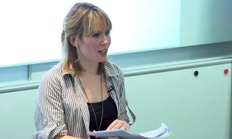 Platform activist Emma Hughes. 