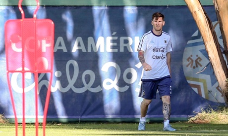 Lionel Messi prepares in Chile for the start of the Copa América, a tournament he has never won.