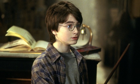 Daniel Radcliffe as Harry Potter in Harry Potter and the Philosopher's Stone