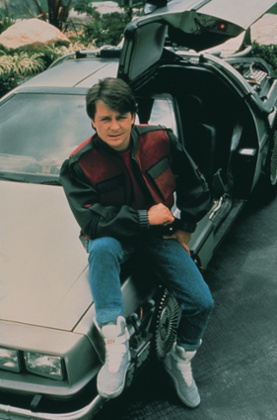Michael J Fox in Back to the Future 2