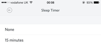 sleep timer rdio