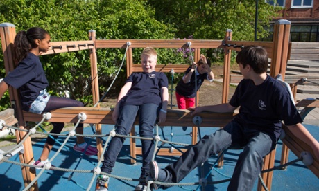 Students at the Swedish free school.