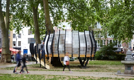 TREExOFFICE, Groundwork London's installation in the heart of Hackney