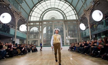 Martine Rose’s AW11 show at the Royal Opera House.