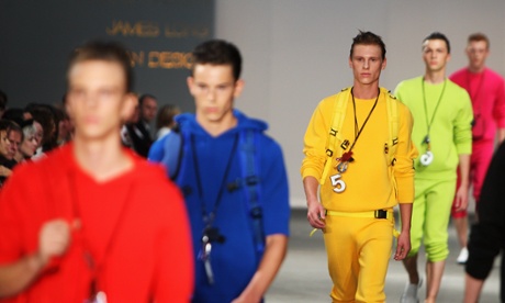 Primary colours: models take to the runway for Topman Design’s SS09 show.