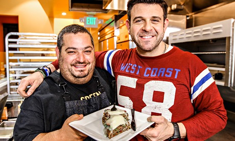 Adam Richman with Eric Greenspan