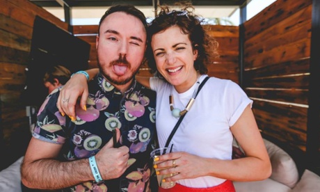 Festival friends: Annie Mac with Duke Dumont at Coachella.