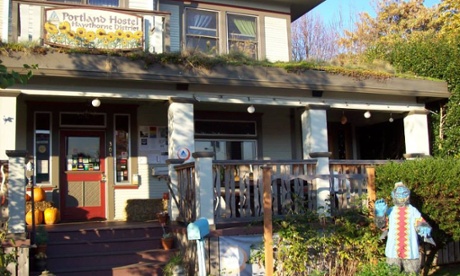 The Portland Hawthorne Hostel features an impressive green roof.