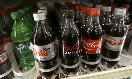 Soft drinks for sale at a market in San Francisco.