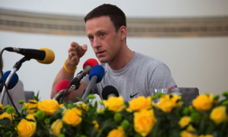 Ben Foster as Lance Armstrong in The Program.