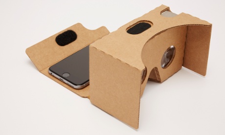 “Cardboard” is a cheap holder that turns your smartphone into a virtual-reality headset.
