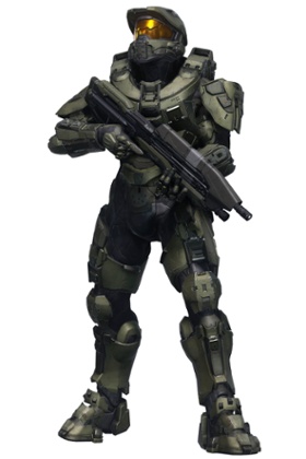 Master Chief: part of his appeal lies in his anonymity.