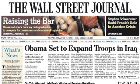 The Wall Street Journal’s European and Asian editions are to return to a broadsheet format