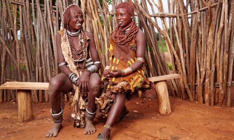 The Tribe, Channel 4 - Kerri Bodo and Dami from South Omo Valley, Ethiopia.