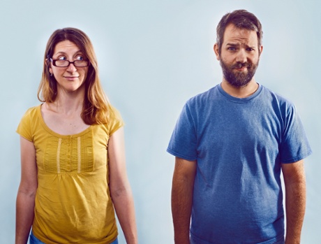 condom testers Christina Pederson and Brendan Weinhold