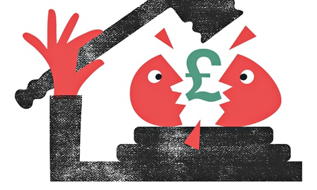 Illustration divorce lawyer