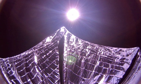 LightSail's solar sail deployed