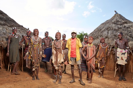 Members of the Hamar tribe: (from left) Muko, Kerri Suma, Arrada, Kerri Bodo, Gele, Ayke Muko, Berkee, Ilko, Rebo and Zubo.